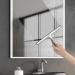 Hiware Stainless Steel 10-Inch Shower Squeegee for Shower Doors, Bathroom, Window, and Car Glass - Silver - Buy Online on GoSupps.com