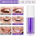 Purple Teeth Whitening Mouthwash Color Corrector Purple Toothpaste for Teeth Whitening Tooth Stain Removal Purple Toothpaste (2pcs) - Buy Online on GoSupps.com