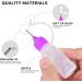 30pcs 10ml Precision Tip Applicator Glue Bottles with 6 Color Tips for DIY Craft - Acrylic Painting & Quilling Kit + 5 Funnels - Buy Online on GoSupps.com