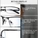 Men's Blue Light Blocking Metal Readers 3 Pack 2.0x - Gun/Black/Brown - Buy Online on GoSupps.com