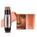 Double-headed highlighter and contour stick natural three-dimensional shadow nose shadow concealer makeup(07)