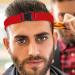 kivrimlarv Hair Trimming Guide | Hairline Shaping Haircut Bands Tool | Curved Silicone Hair Styling Tools Haircut Bands for Home Haircuts Red - Buy Online on GoSupps.com