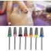 Tungsten Steel Nail Drill Bits High Strength Fast Buffing Smooth Nails with Electric Grinders 3/32 Inch Shank Nail Art Nail Filing Nail Polish Removal For Acrylic Gel Nails - Buy Online on GoSupps.com