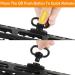 FENTUK Keymod 2 Point Sling Swivels - 2 Pack Quick Detach Mounts for Keymod System - Buy Online on GoSupps.com