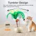 Migipaws Interactive Cat Toy Feather Spin with Electric Rolling Tumbler for Indoor Cats Automatic Cat Teaser Rechargeable - Buy Online on GoSupps.com