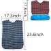 Waterproof Adult Bibs 2-Pack - Washable Elderly Dining Bibs for Men and Women - Buy Online on GoSupps.com