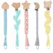 Buy Pack of 10 Wooden Pacifier Clips - Durable Pacifier Chains & Baby Clips for Children - Buy Online on GoSupps.com