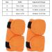 2Pcs Adjustable Dog Cat Leg Brace Elastic Warm Knee Pads for Surgery Wound Support and Stability for Injury Recovery Prevent Licking (Orange) - Buy Online on GoSupps.com