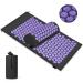 AkuPressurmatte Acupressure Set Acupressureatta with pillow nail mat flower field mat needle mat/needle stimulus mat needle board YantraMatte Shaktimate Pranamatte acupunctura black purple