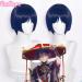 Genshin Impact Scaramouche 30cm Wig - Blue Purple & Black Heat-Resistant Synthetic Cosplay Wig - Perfect for Anime & Halloween - Buy Online on GoSupps.com