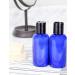 4oz Cobalt Blue Plastic Squeeze Bottles (6 pack) - BPA-Free Containers for Shampoo, Lotions, Body Soap - Disc Top Flip Cap - 4oz Cobalt Blue - Buy Online on GoSupps.com