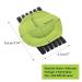 howllydo Arch Support 2 Pairs - Thick Cushioned Compression for Pain Relief - Green/Black - Buy Online on GoSupps.com