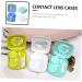 Travel Set Contact Lens Container & Organizer | Healeved Glasses Holder with Mirror | Eye Lens Care Case - Buy Online on GoSupps.com