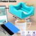 Silicone Tumbler Crafting Cradle with Vinyl Decals - Tumbler Holder with Squeegee and Angle Supports in Blue - Buy Online on GoSupps.com
