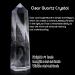 Large Clear Quartz Crystal Point Hexagonal Wand - Natural Gemstone for Reiki Balancing & Meditation - Witchcraft Supply - 1PC Z - Buy Online on GoSupps.com