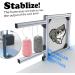 Aluminum Rug Tufting Frame Kit - 19.7'' | Tufting Supplies for Carpet Making and Rug Tufting - Includes Fabric Stand and Tufting Gun - Buy Online on GoSupps.com