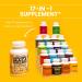 5000mg Ashwagandha, 2000mg Maca Root, 3000mg Fenugreek Supplement - Stress & Mood Support with Tongkat Ali & Ginseng - 60 Capsules - Buy Online on GoSupps.com