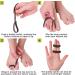BraceAbility Buddy Tape Toe Splint Wraps - Non-Slip Taping Straps for Toe Injuries (2-Pack) - Buy Online on GoSupps.com