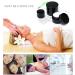 Saijer Amber Glass Cosmetic Containers - 12 Pcs Refillable 10ml & 30ml Brown Jars for Creams Lotions Essential Oils & Powders - Buy Online on GoSupps.com