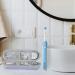 Yinke Portable Hard Shell Travel Case for Oral-B Electric Toothbrushes - Brown & Purple - Accessories Storage - Buy Online on GoSupps.com