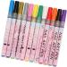 High Definition 3D Nail Polish Pens Internet Celebrity Set! Radiant Colors 12Pcs for Manicure Perfect Graffiti Paint Pen with Metallic & Dotting Superior Tools for Your - Buy Online on GoSupps.com