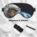 Cat Astronaut Print Eye Mask - Soft Sleep Blindfold with Elastic Strap for Travel & Night Sleep - Buy Online on GoSupps.com