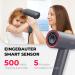 Tymo F hn - Ionic High Speed Hair Dryer for Travel & Home | 110 000 RPM Compact & Lightweight 3 Speeds 4 Heaters (Metallic Black & Red) - Buy Online on GoSupps.com