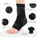 Adjustable Ankle Brace Compression Sleeve Arch Support & Foot Stabilizer Elastic Wrap for Plantar Fasciitis Achilles Tendonitis Recovery Sports Bandage Socks for Men & Women (Medium) - Buy Online on GoSupps.com