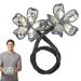 Flower Barrettes for Women | Cloth Alloy Flower Bud Shape Hair Clips Handmade Elastic Barrettes Hair Accessories for Stylish crystal