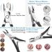 Cuticle Trimmer with Cuticle Pusher - Cuticle Remover Cuticle Nipper Professional Stainless Steel Cuticle Cutter Clipper Durable Pedicure Manicure Tools for Fingernails and Toenails (pink) - Buy Online on GoSupps.com