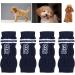 Pssopp Elbow Protectors for Dogs Elbow for Pets Cute Pack of 4 Stylish Letter Pattern Comfortable Elastic for Large Dogs for Small Dogs (L) - Buy Online on GoSupps.com