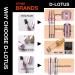 LOTUS 5ml Black Perfume Atomizer Bottle for Men and Women - Refillable Travel Cologne Sprayer - Buy Online on GoSupps.com