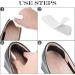 6 Pairs Heel Cushion Pads - Self-Adhesive Shoe Grips for Foot Care - Multicolor (Brown, Khaki, Black) - Buy Online on GoSupps.com