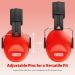 Dr.meter Children Ear Defenders SNR 27dB - Red Protective Earmuffs for Kids | Noise Blocking Ear muffs for Sleeping, Studying - Adjustable Headband - Buy Online on GoSupps.com