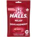 HALLS Cherry Flavour Cough Drops Throat Lozenges Sore Throat Relief Mentho-Lyptus 30 Lozenges Cherry 30 Count (Pack of 1)