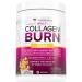 Multi Collagen Burn: MultiType Hydrolyzed Protein Peptides with Hyaluronic Acid Vitamin C SOD B Dimpless Types I II III V and X with Caffeine 30 Servings Tropical Punch Flavored Energy - Tropical Punch