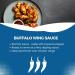 Chef's Larder Buffalo Wing Sauce 1L - Red Hot Sauce Made with Cayenne Pepper - Ideal Served Hot or Cold Over Chicken Wings - Buy Online on GoSupps.com