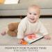 Soft Tummy Time Book with Mirror, Crinkle Paper & Teether - High Contrast Montessori Toy for Safe Infant Development - Buy Online on GoSupps.com