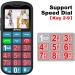 Uleway 4G Senior Cell Phone - Contract-Free Large Buttons SOS & Flashlight 1.7 LCD USB-C Charging Perfect for Seniors - Buy Online on GoSupps.com