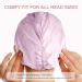 Buy 100% Pure Mulberry Silk Bonnet for Sleeping - 22 Momme Luxury Women's Hair Care Maintains Hairstyles Overnight - Pink Elastic Design - Buy Online on GoSupps.com