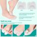 DYKOOK Covered Toe Sleeves - 2 Pairs of Cushioning Gel Toe Caps with Metatarsal Pads for Comfortable Toes, Pain Relief, and Callus Prevention - for Women & Men - Buy Online on GoSupps.com