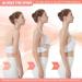 Women's Posture Corrector Adjustable Back Brace Adjustable and Full Back Support Improves Back Posture and Lumbar Support S-M White - Buy Online on GoSupps.com