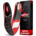 Premium Anti-Fatigue Shoe Insoles - Plantar Fasciitis Arch Support Insoles for Men and Women Shoe Inserts - Orthotic Inserts - Flat Feet - Insoles for Arch Pain High Arch - Boot Insoles L Black UK 10-11.5