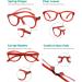 Eyekepper Cat Eye Women s Reading Glasses - Oversized Stylish 0.5x Red Reading Aid for International Shipping - Buy Online on GoSupps.com