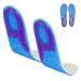 Envelop Gel Insoles for Men - Shoe Inserts for Walking Running Hiking - Insoles for Standing All Day - Cushion Soles for Heels Arch Support Plantar Fasciitis Flat Feet - Sneaker Boot Insoles Large (Pack of 2)