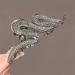 Souarts Butterfly Flowers Hair Clip - Non-Slip Metal Clips for Girls & Women | Gold Rhinestone Pearls - Stylish Hair Claw Accessories - Buy Online on GoSupps.com