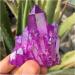 Natural Crystal Rough Beautiful Purple Flame Aura Stone Quartz Crystal Cluster Home Decoration - Buy Online on GoSupps.com