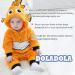 Doladola Unisex Baby Clown Fish Romper | 18-24 Months Flannel One Piece Pyjamas - Buy Online on GoSupps.com