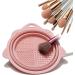 Makeup Brush Cleaner Mat Silicone Cleaning Bowl Scrubber Brush Portable Cleaning Tool Makeup Sponge Powder Puff Silicone Makeup Brush Cleaner Makeup Sponge Cleaner Cosmetic Brush Cleaning Tool Pink - Buy Online on GoSupps.com