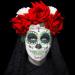 Day of the Dead Glow in The Dark Face Tattoos - 6 Sheets Halloween Makeup Stickers for Men and Women - Buy Online on GoSupps.com